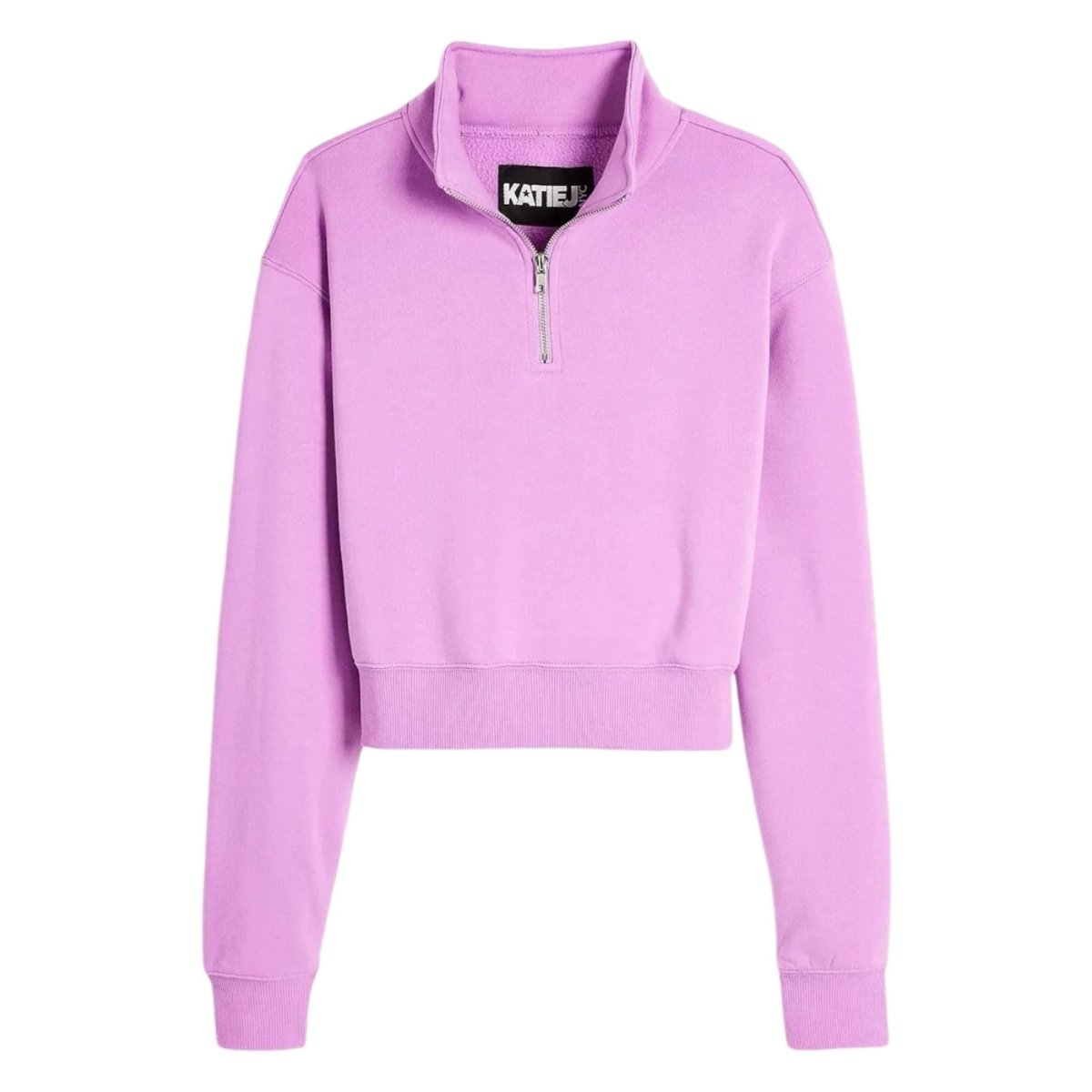 PEONY DYLAN 3/4 ZIP UP SWEATER - KATIE J NEW YORK