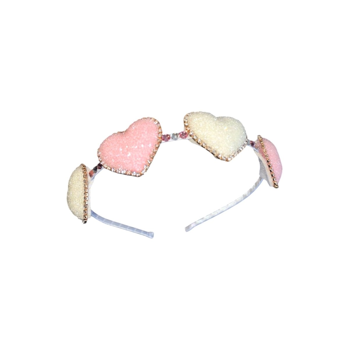 PUFF HEART HEADBAND - HEADBANDS