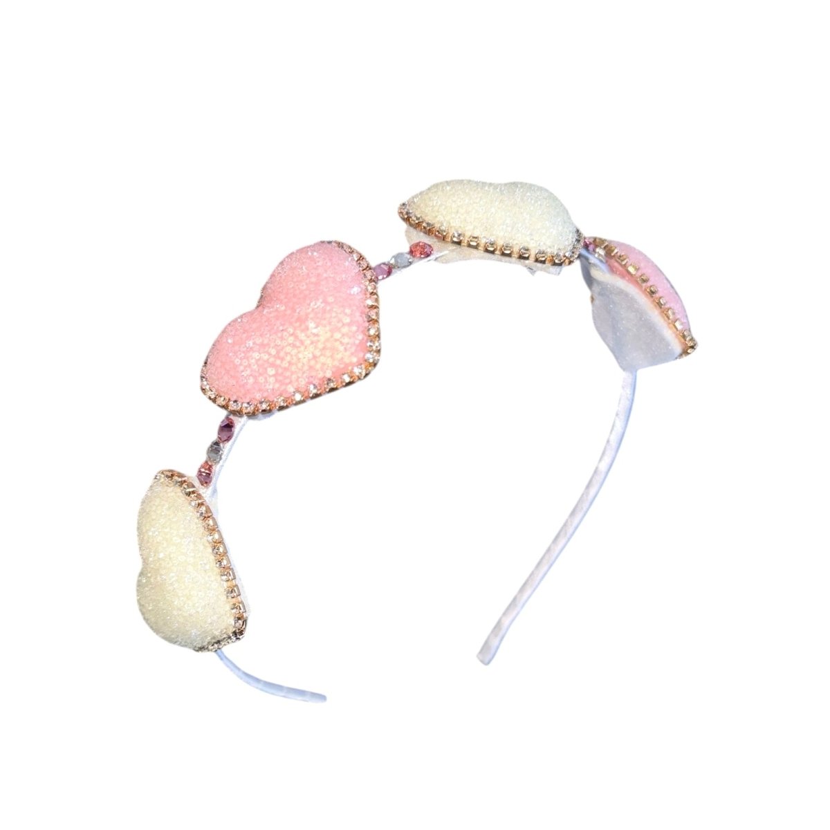 PUFF HEART HEADBAND - HEADBANDS