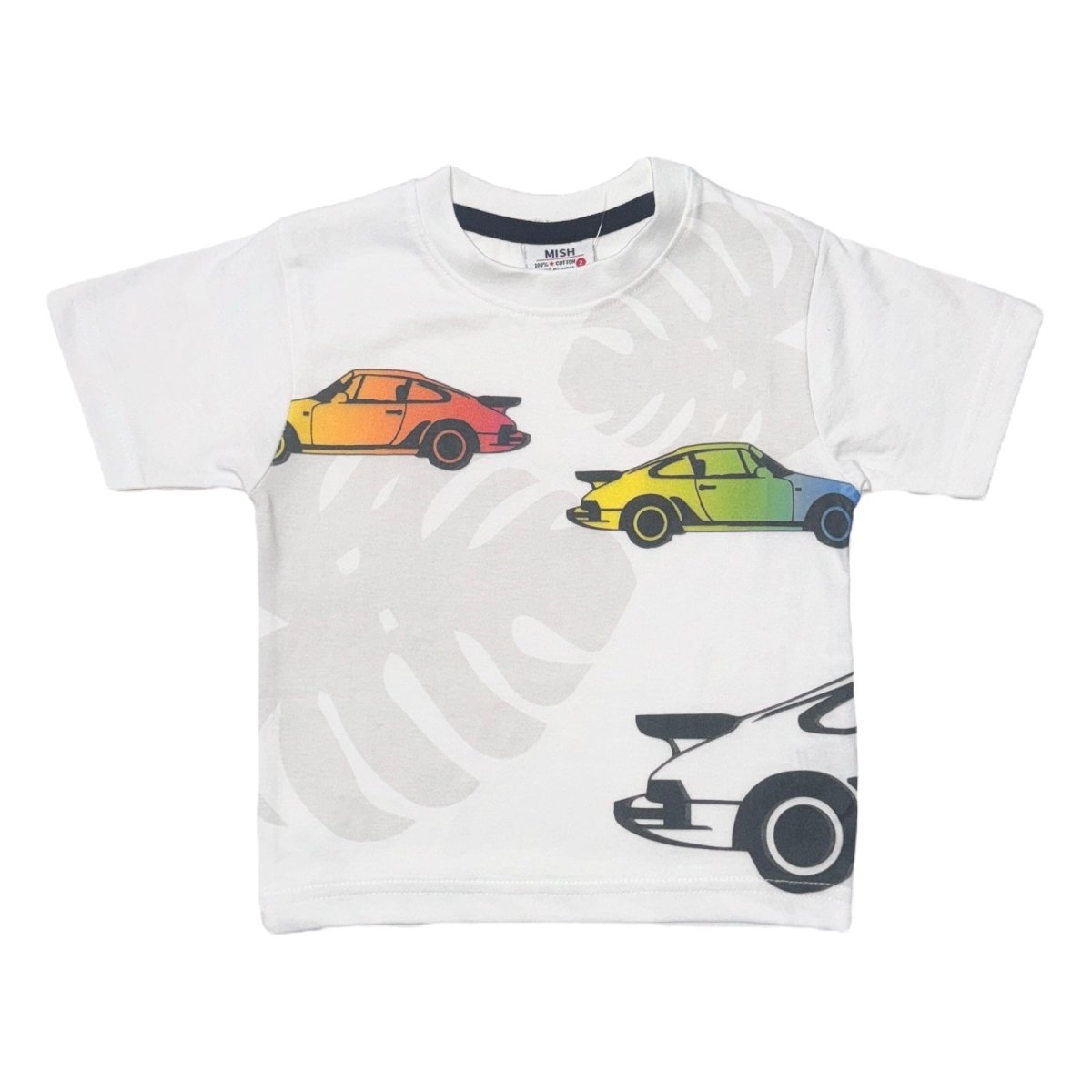 RACE CARS & PALM TREES TSHIRT - SHORT SLEEVE TOPS