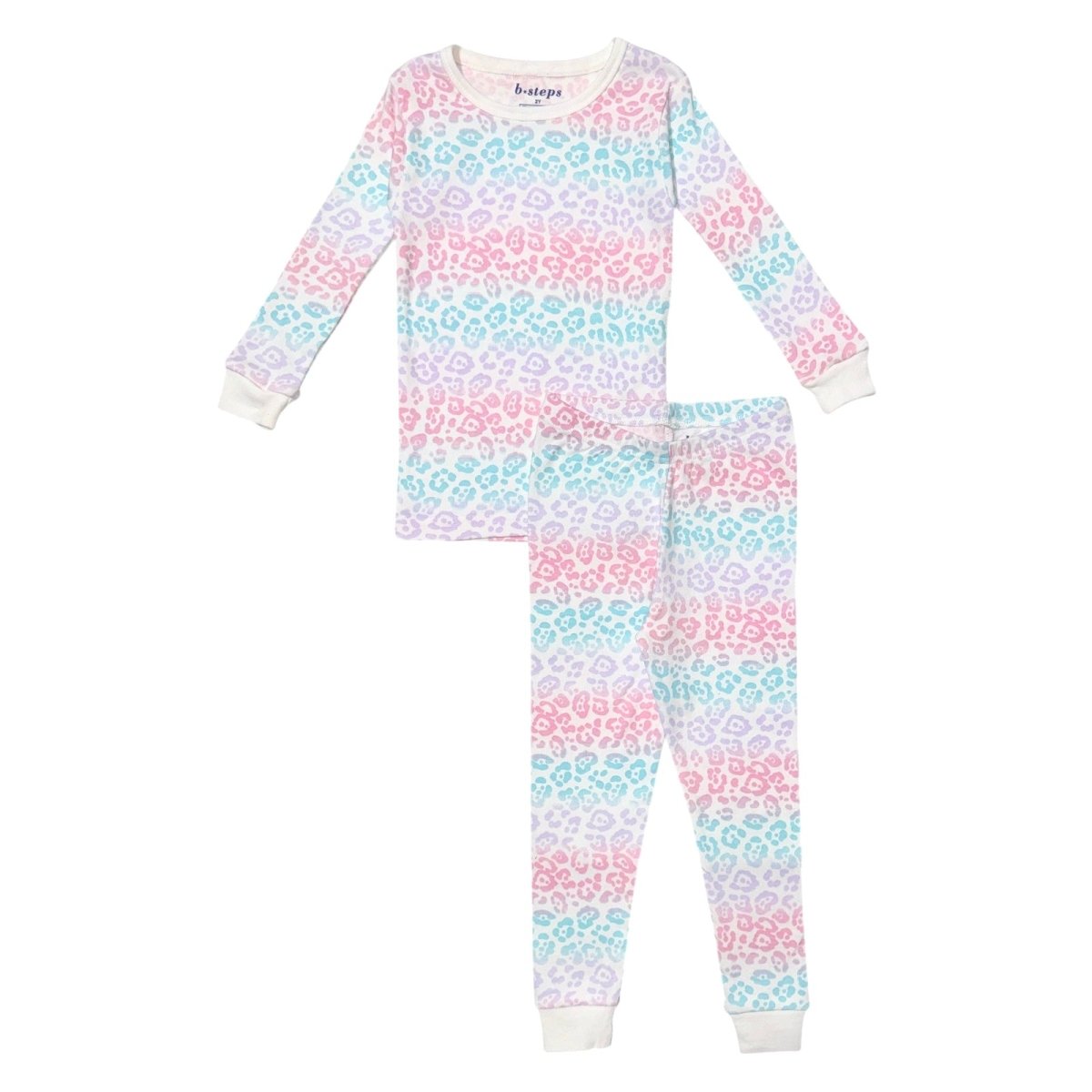 RAINBOW CHEETAH PJS - BABY STEPS