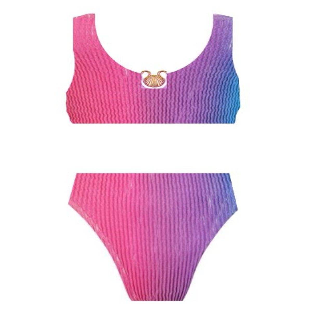 RAINBOW SEA KINI TWO PIECE BIKINI - CLEONIE SWIM