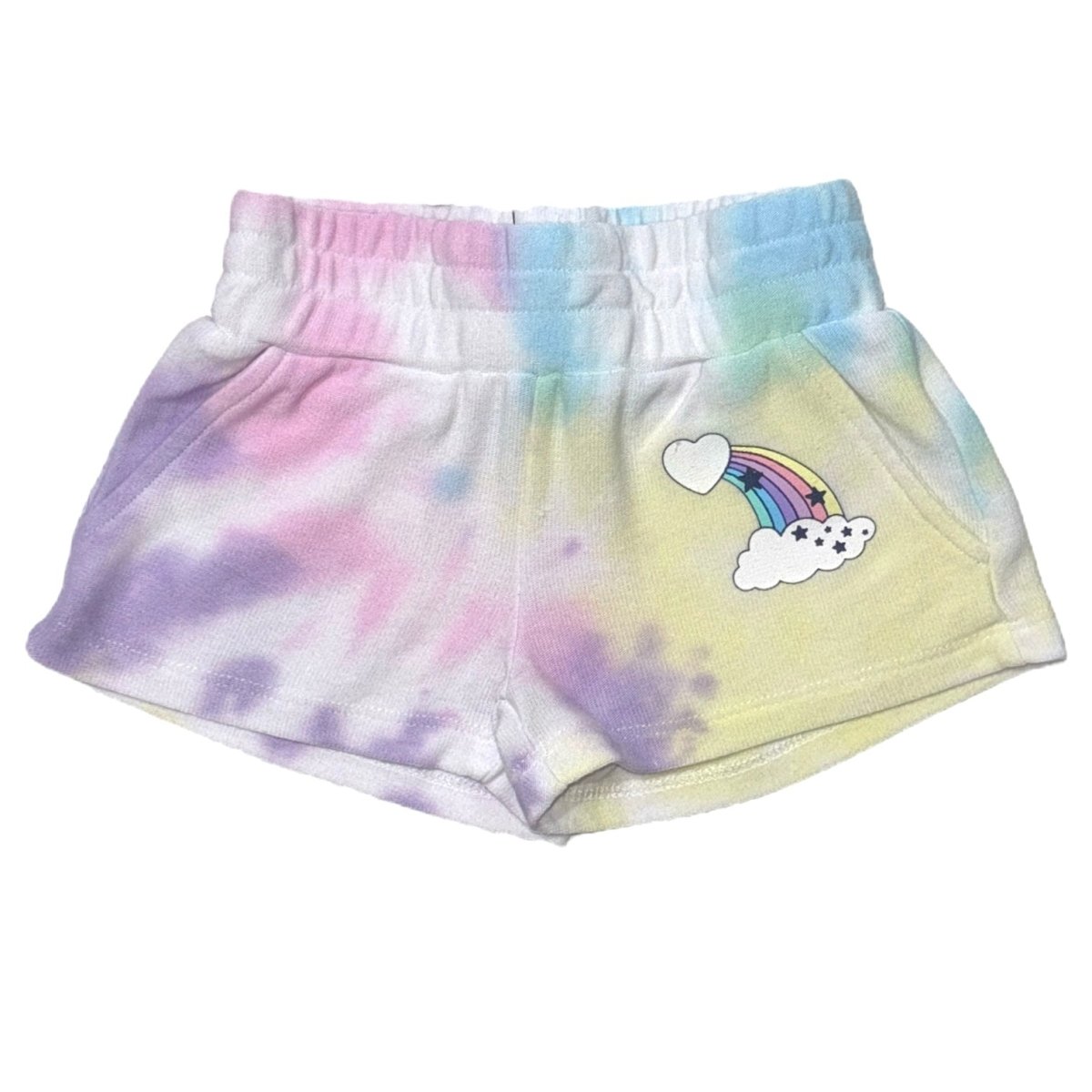 RAINBOW TIE DYE SHORTS - SHORTS