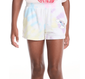 RAINBOW TIE DYE SHORTS (PREORDER) - CHASER KIDS