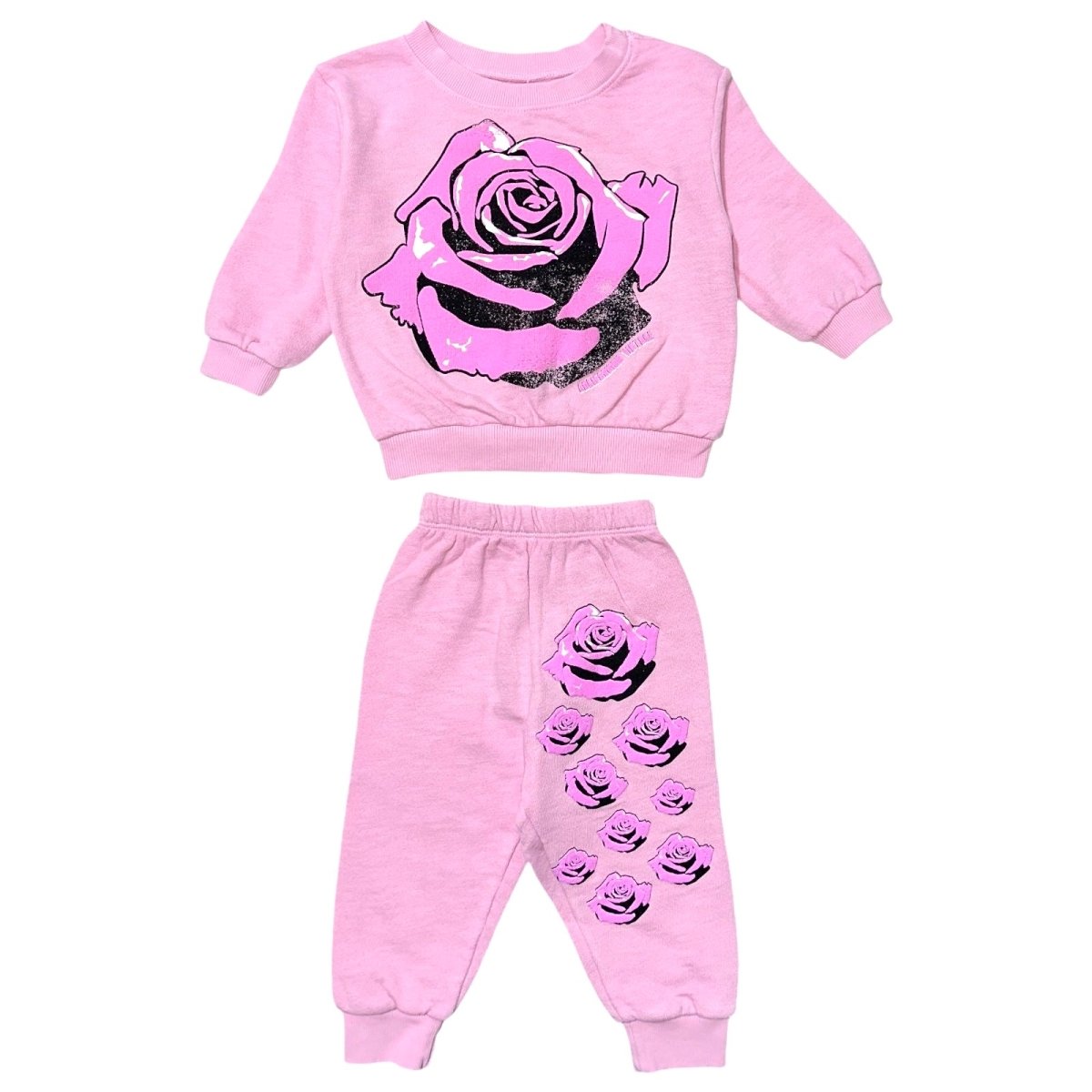 ROSE SWEATSHIRT AND SWEATPANTS SET - CALIFORNIAN VINTAGE