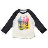 RUN DMC GRAFFITI RAGLAN LONG SLEEVE TSHIRT - ROWDY SPROUT