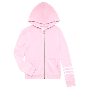 SEASHELL WAVES ZIP UP HOODIE (PREORDER) - SOL ANGELES KIDS