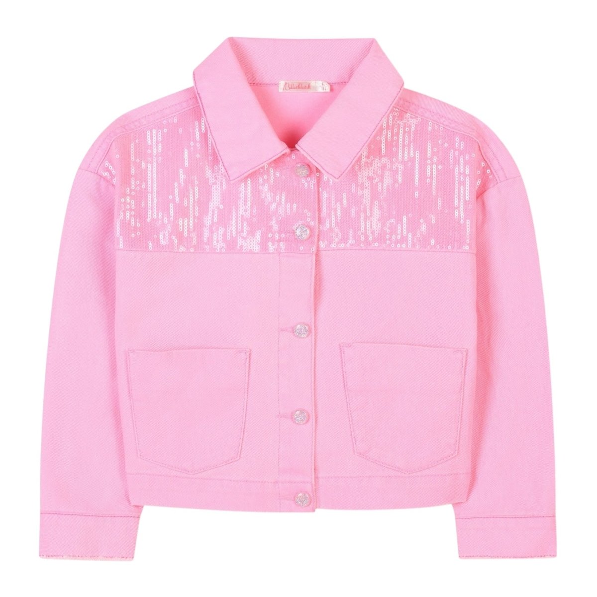 SEQUIN DENIM JACKET (PREORDER) - BILLIEBLUSH