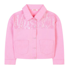 SEQUIN DENIM JACKET (PREORDER) - BILLIEBLUSH