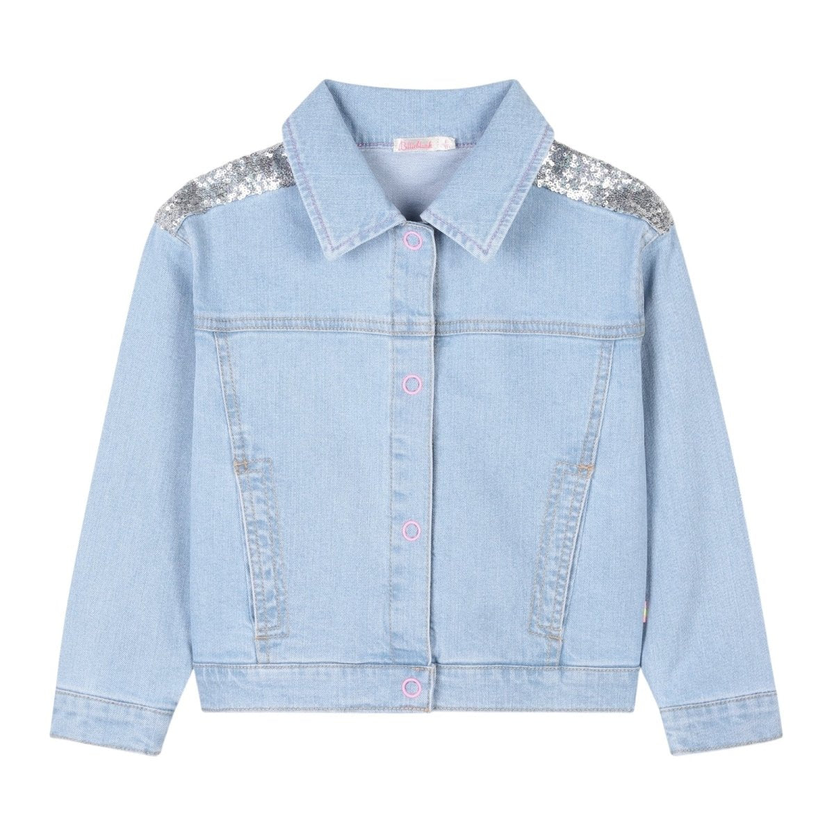 SEQUIN SUN DENIM JACKET - JACKETS