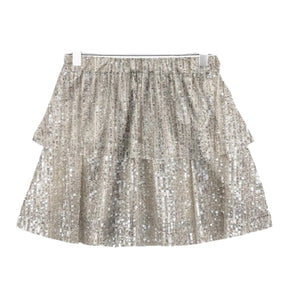 SEQUIN TIERED SKIRT (PREORDER) - ANDORINE