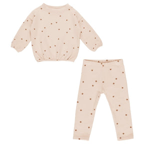 SHELL STARS SPONGEY KNIT SWEATSHIRT AND LEGGINGS SET - RYLEE + CRU