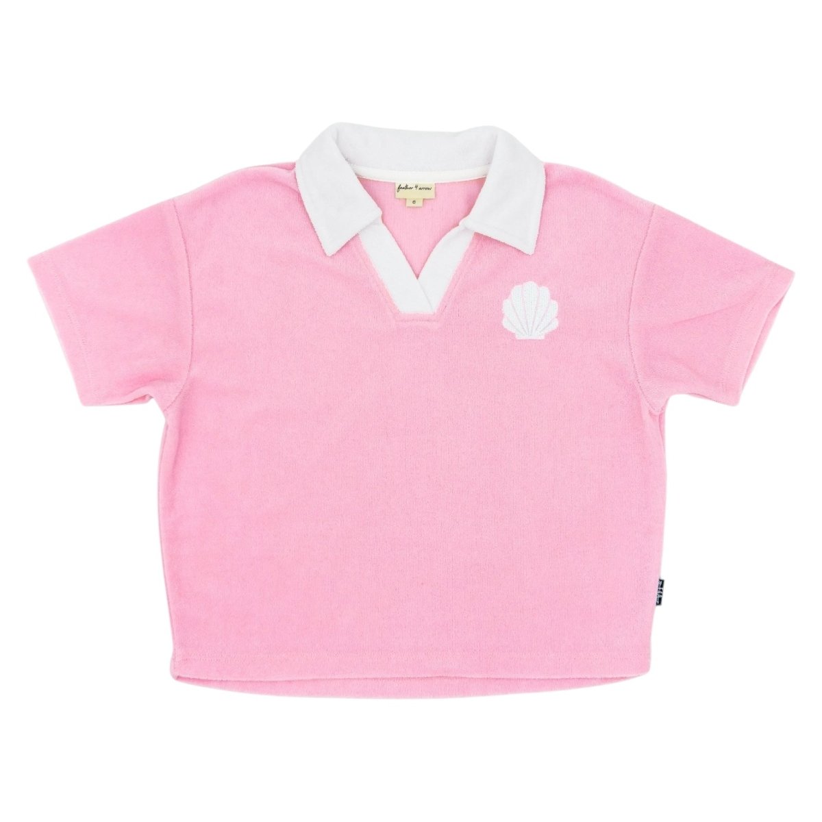 SHELL YEAH POLO TOP (PREORDER) - FEATHER 4 ARROW