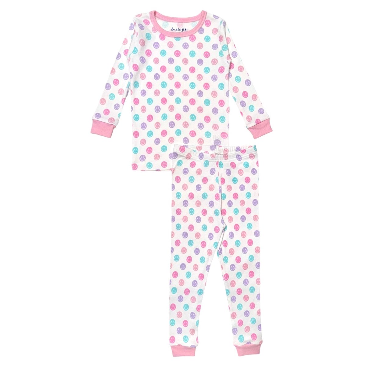 SMILES TWO PIECE PJS - BABY STEPS