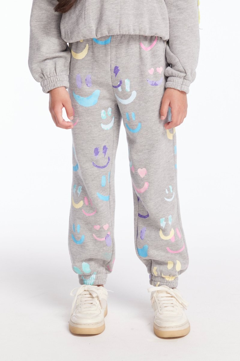 SMILEY DAZE SWEATPANTS (PREORDER) - CHASER KIDS