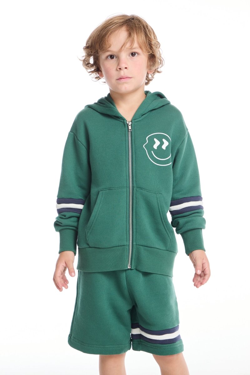 SMILEY DAZE ZIP UP HOODIE - CHASER KIDS