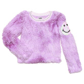 SMILEY FACE SHAG SWEATSHIRT (PREORDER) - MIA NEW YORK