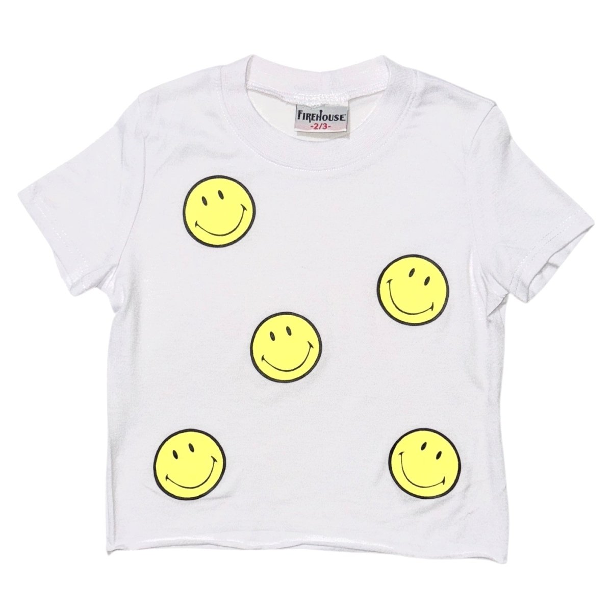 SMILEY FACE TSHIRT - SHORT SLEEVE TOPS