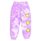 SMILEY TIE DYE SWEATPANTS - SWEATPANTS