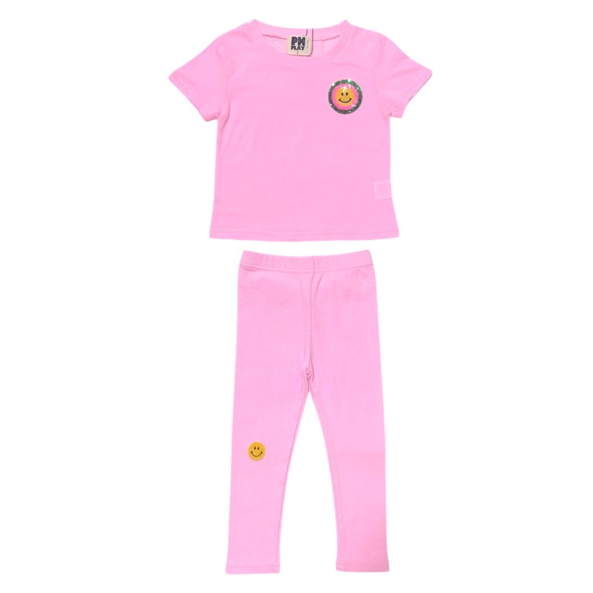 SMILEY TSHIRT AND LEGGINGS SET - SET