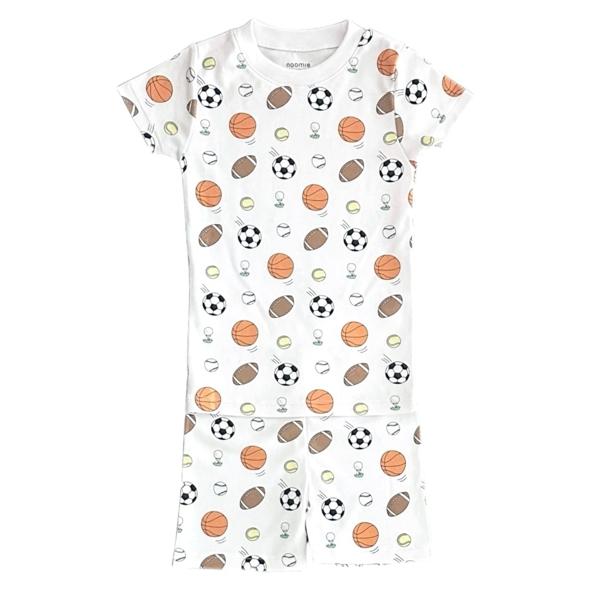 SPORTS SHORT SLEEVE PJS (PREORDER) - NOOMIE