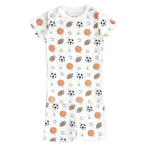 SPORTS SHORT SLEEVE PJS (PREORDER) - NOOMIE