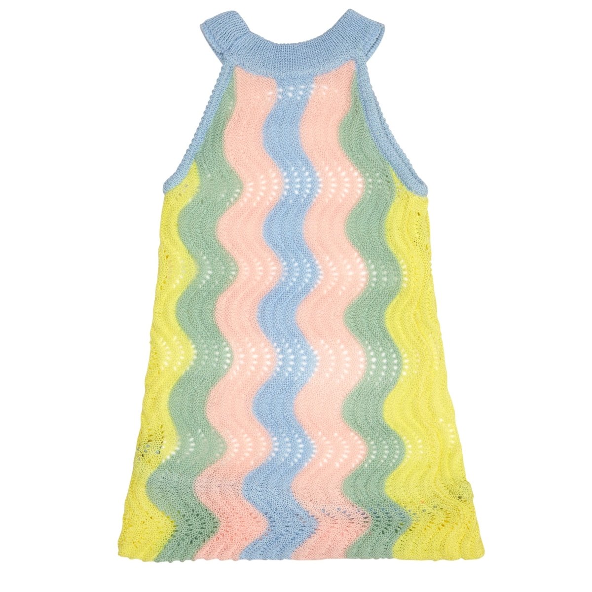 ST BARTH SWIRL CROCHET DRESS - DRESSES