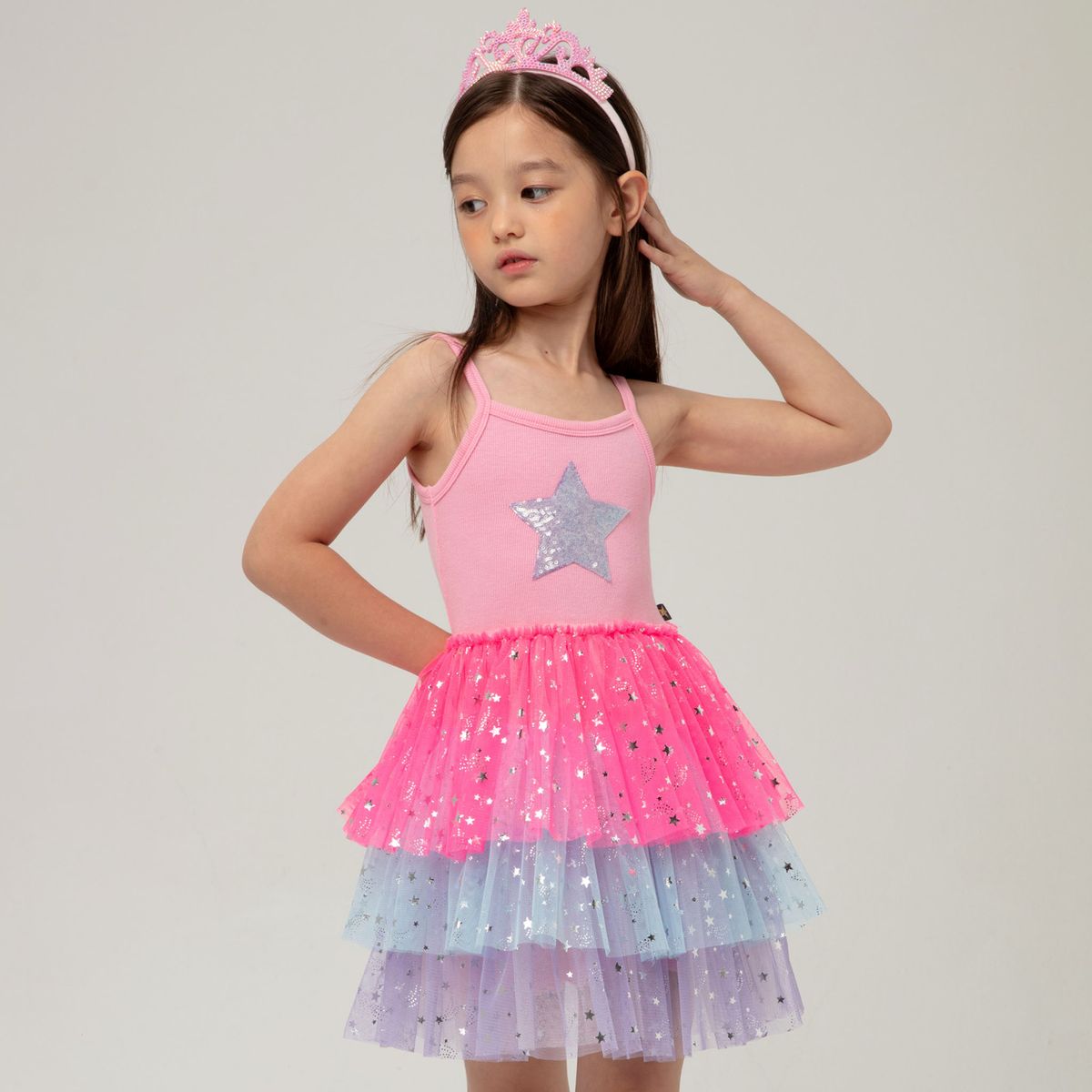 STAR LAYERED TUTU DRESS - DRESSES