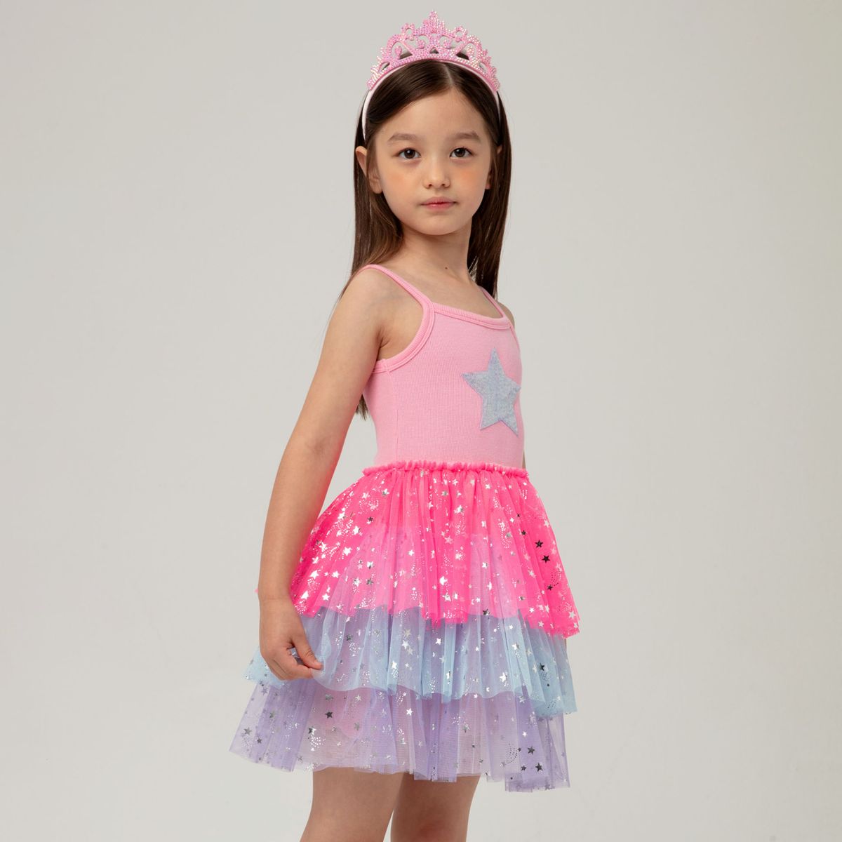 STAR LAYERED TUTU DRESS - PETITE HAILEY