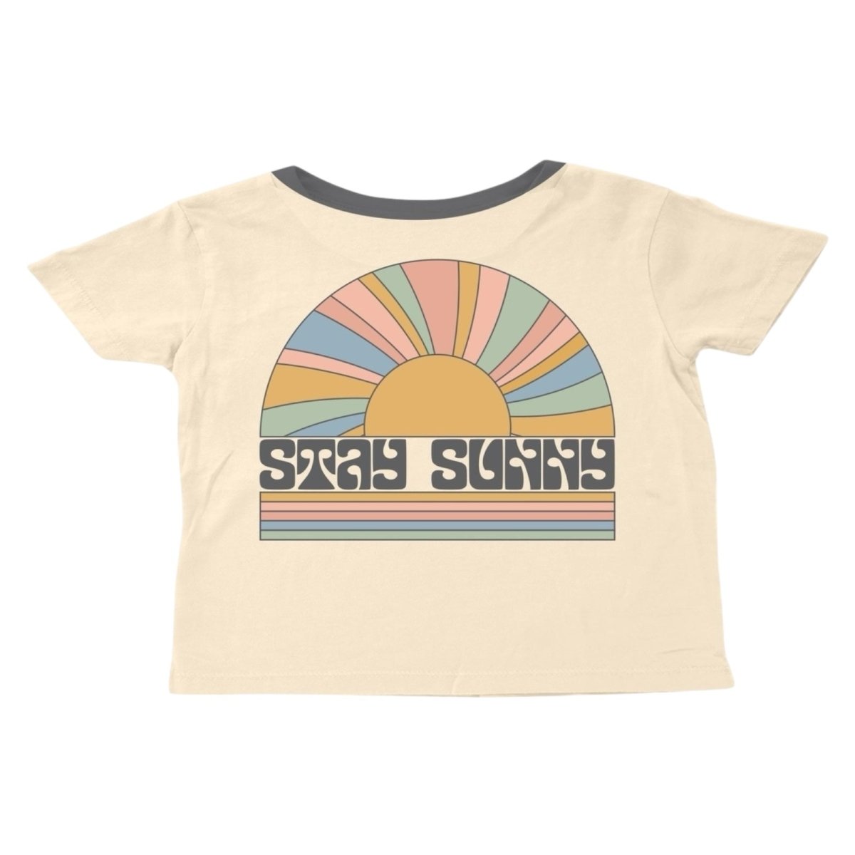 STAY SUNNY BOXY TSHIRT - SHORT SLEEVE TOPS