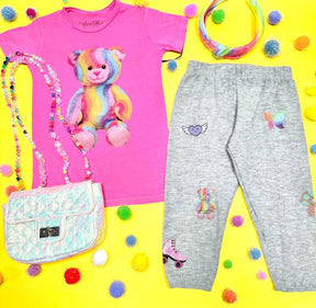 STICKER BEANS SWEATPANTS - LAUREN MOSHI