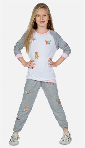 STICKER BEANS SWEATPANTS - SWEATPANTS