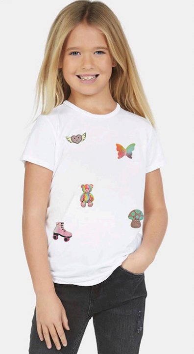 STICKER BEANS TSHIRT (PREORDER) - LAUREN MOSHI