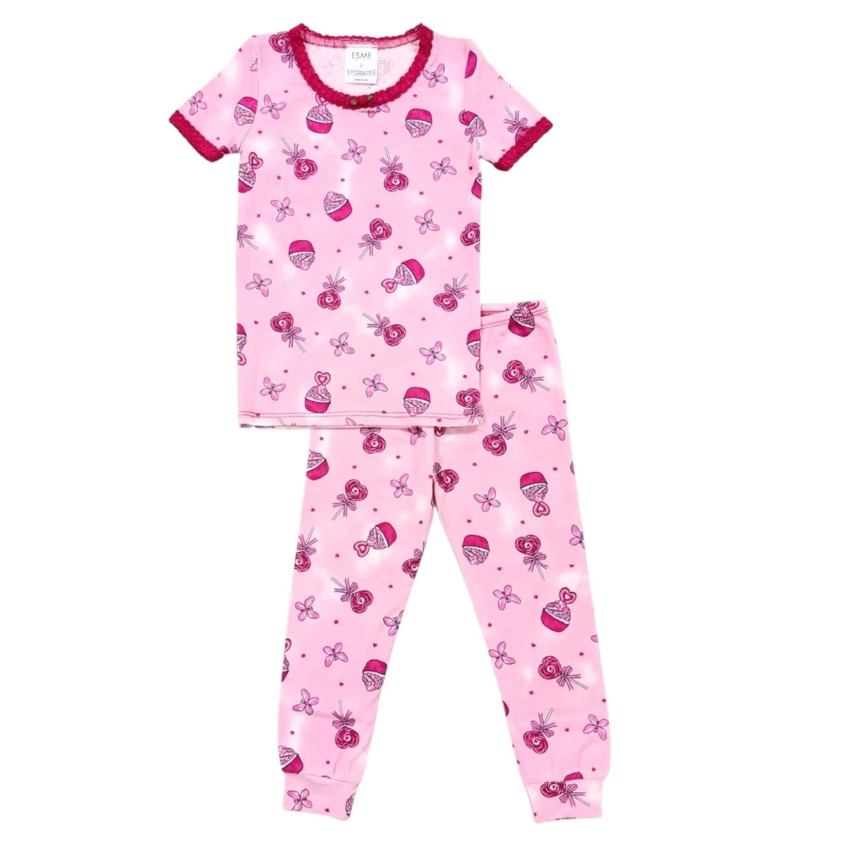 SUGAR RUSH SHORT SLEEVE AND LEGGINGS PJS - ESME