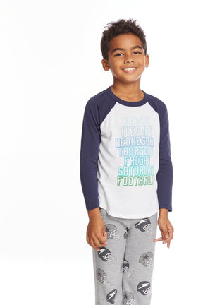 SUNDAY FOOTBALL LONG SLEEVE TSHIRT (PREORDER) - CHASER KIDS