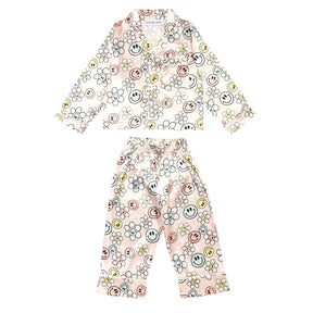 SUNNY SMILEY FACE DAISY TWO PIECE SET - MINI DREAMERS