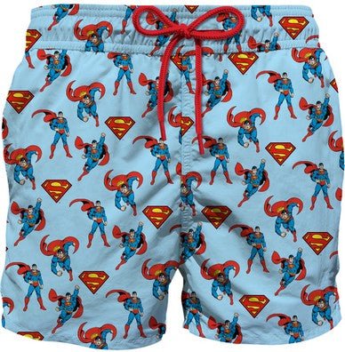 SUPERMAN MIX SWIM TRUNKS (PREORDER) - SWIM TRUNKS