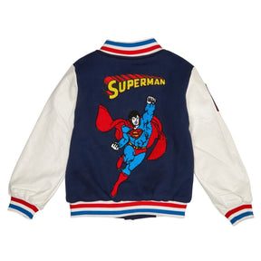 SUPERMAN PLEATHER BOMBER JACKET - LOLA AND THE BOYS