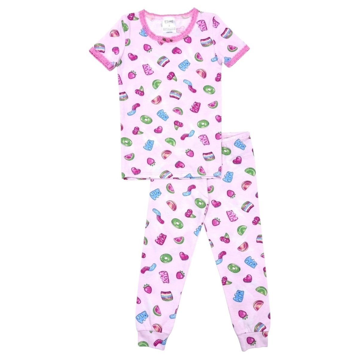 SWEET GUMMY SHORT SLEEVE AND LEGGINGS PJS (PREORDER) - ESME