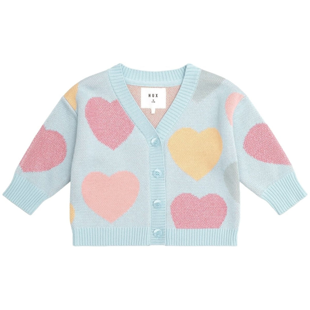 HuxBaby Organic knit cardigan, 2024 6T