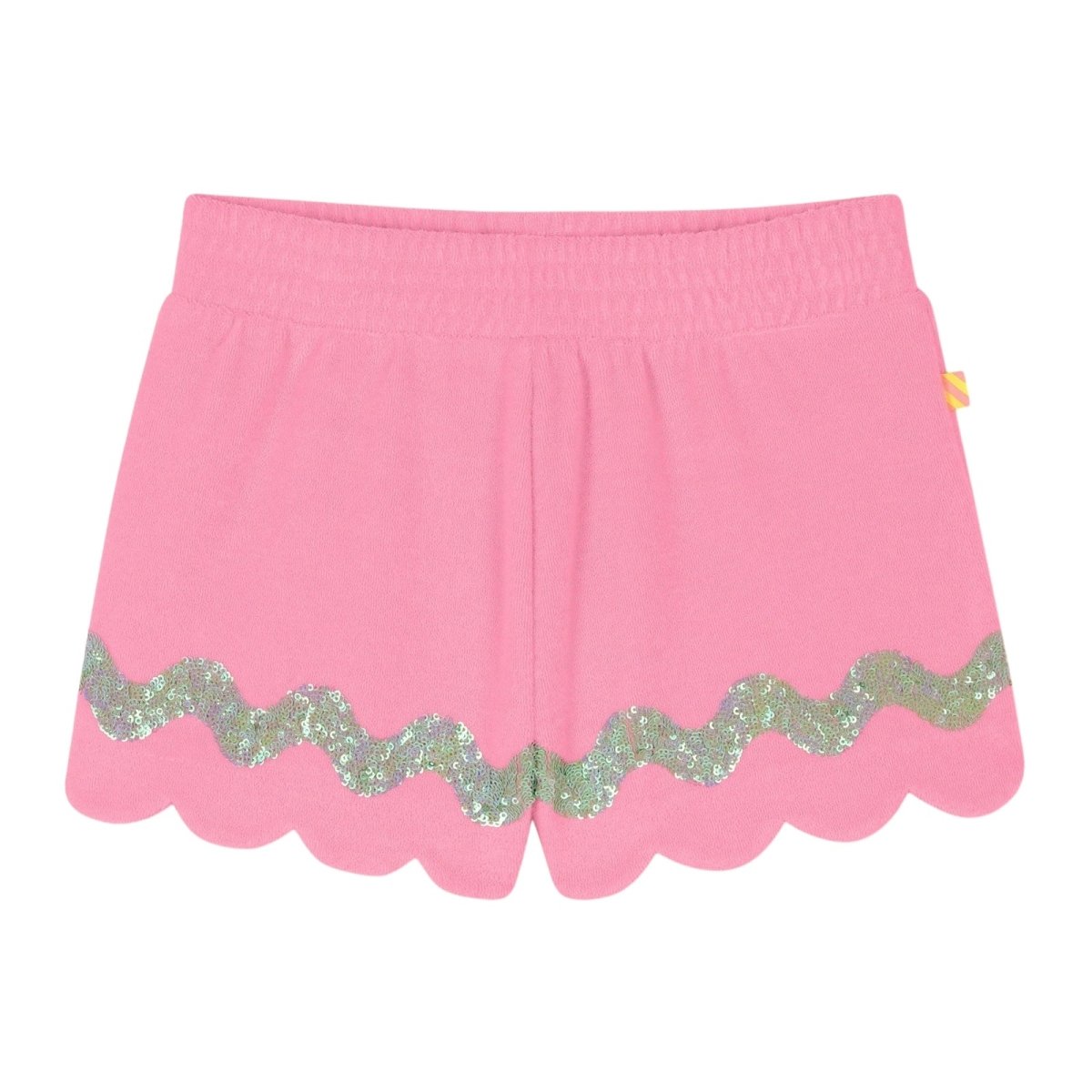 TERRY SCALLOP SHORTS - SHORTS