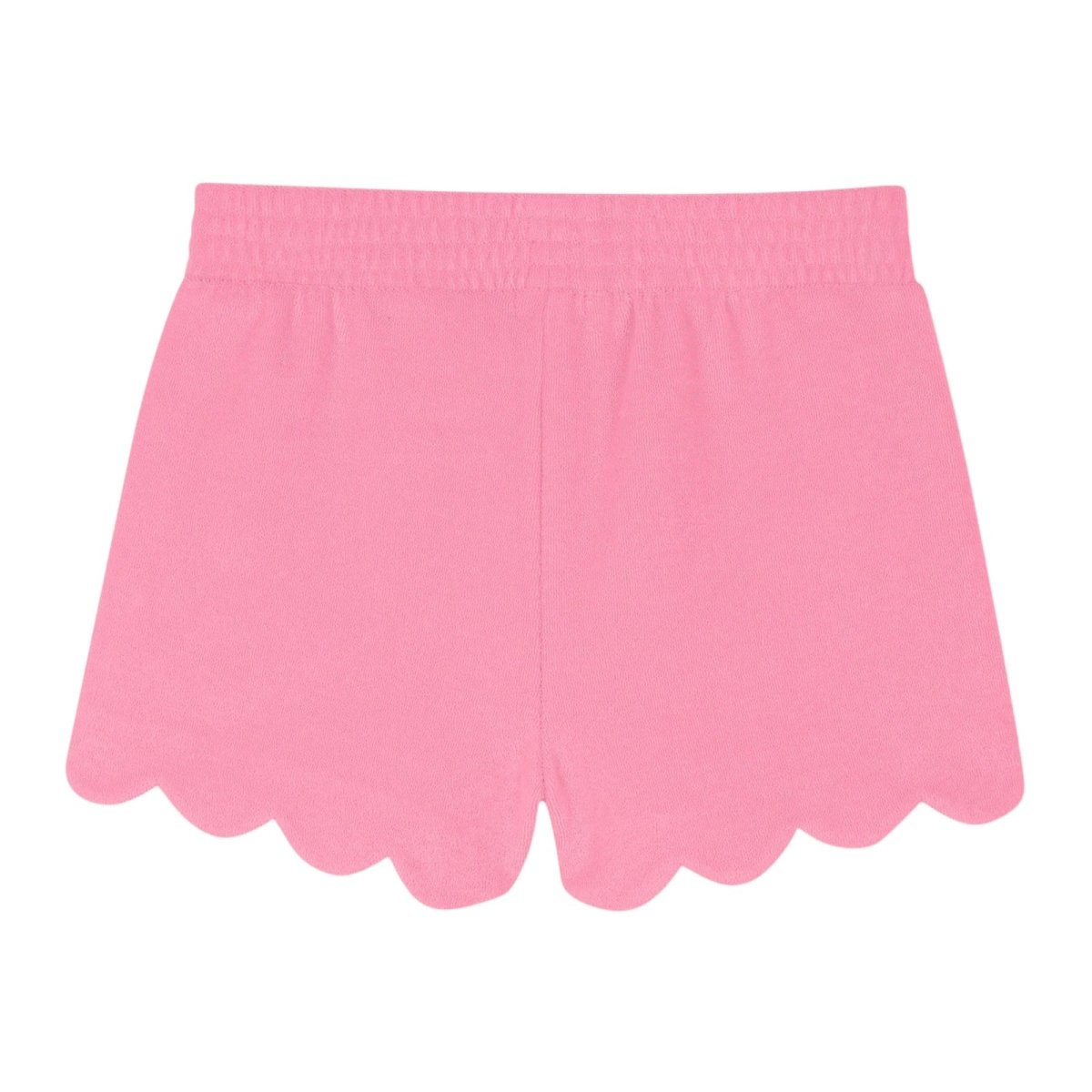 TERRY SCALLOP SHORTS - SHORTS