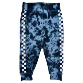 TIE DYE CHECKERED SWEATPANTS - MISH MISH