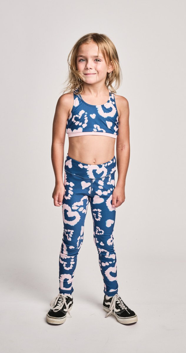 TIE DYE HEARTS SOUL SPORTS BRA TOP (PREORDER) - MUNSTER KIDS