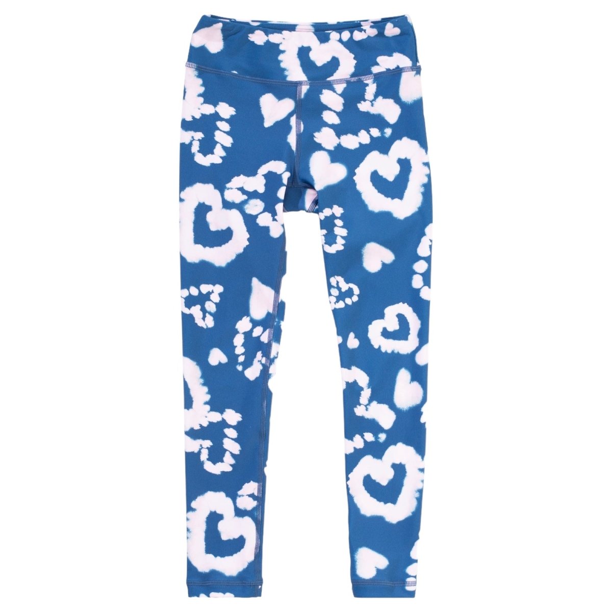 TIE DYE HEARTS VIBES LEGGINGS - LEGGINGS