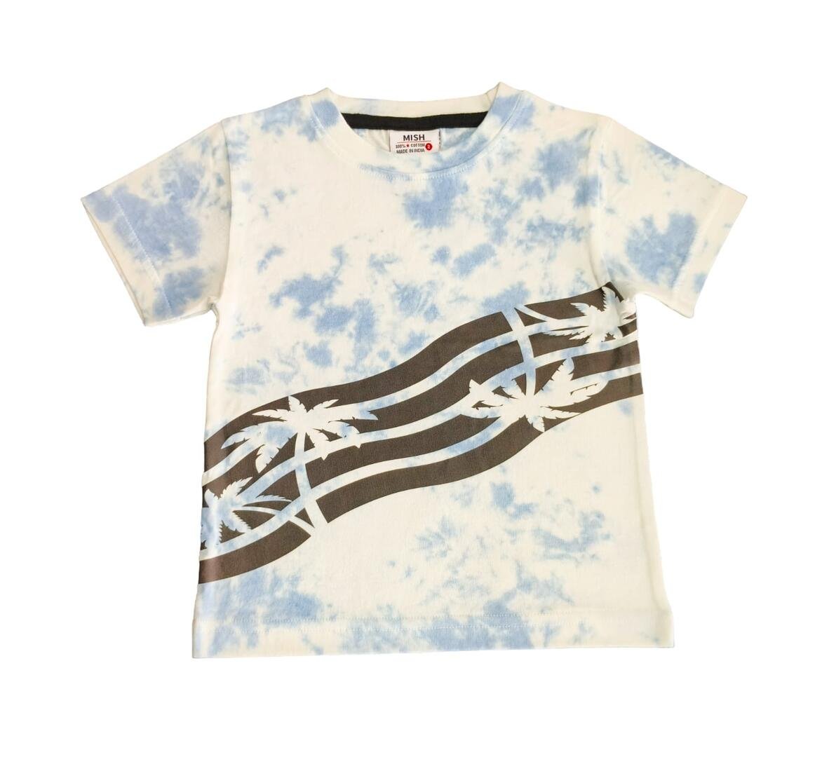 TIE DYE PALM TREES TSHIRT (PREORDER) - MISH MISH