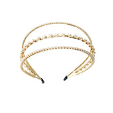 TRIPLE PEARL METALLIC HEADBAND (PREORDER) - FUN FETY