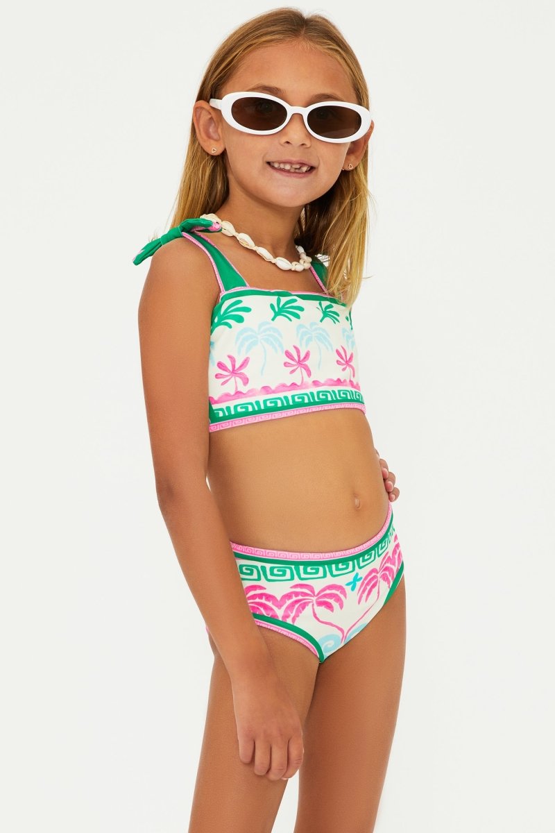 TROPICAL PALM LITTLE STELLA AND JANIE TWO PIECE BIKINI (PREORDER) - TWO PIECE BIKINI