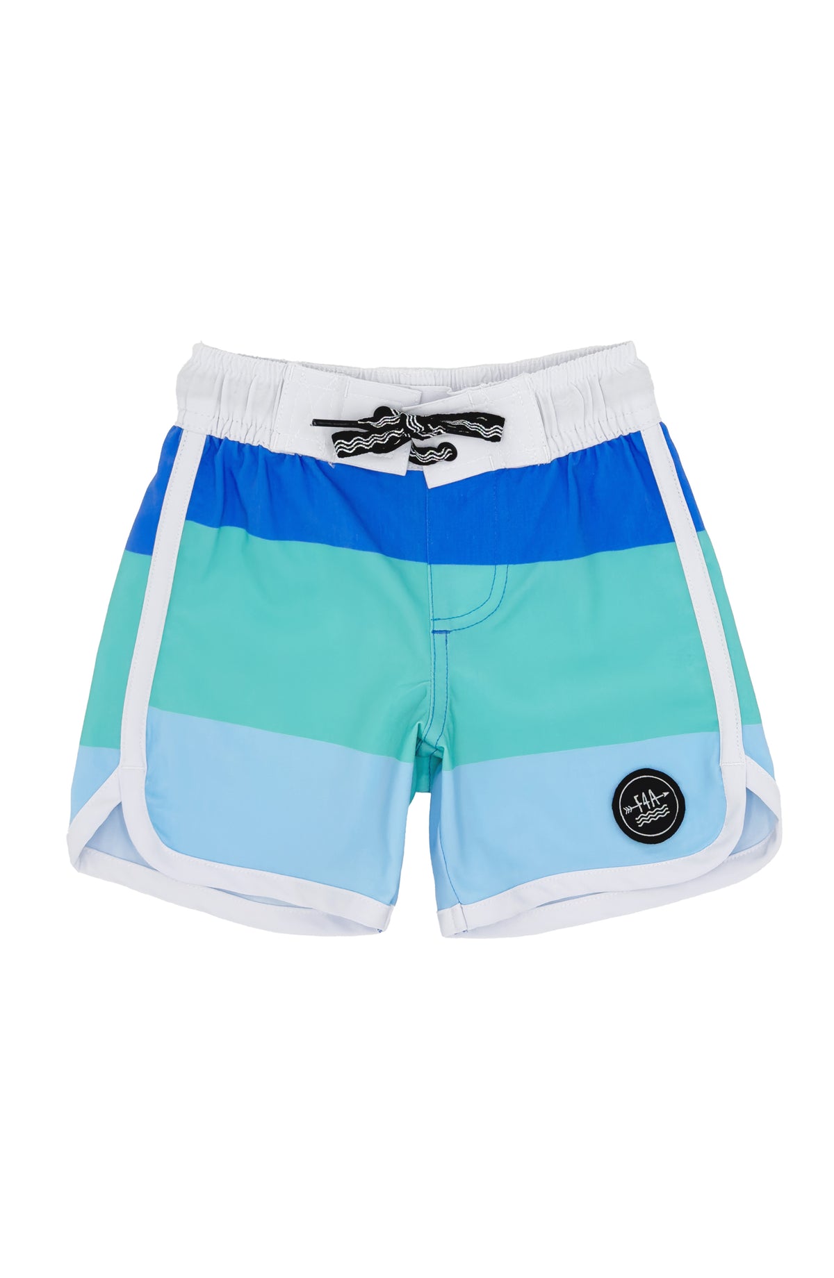 BLOCK STRIPE SWIM TRUNKS (PREORDER)