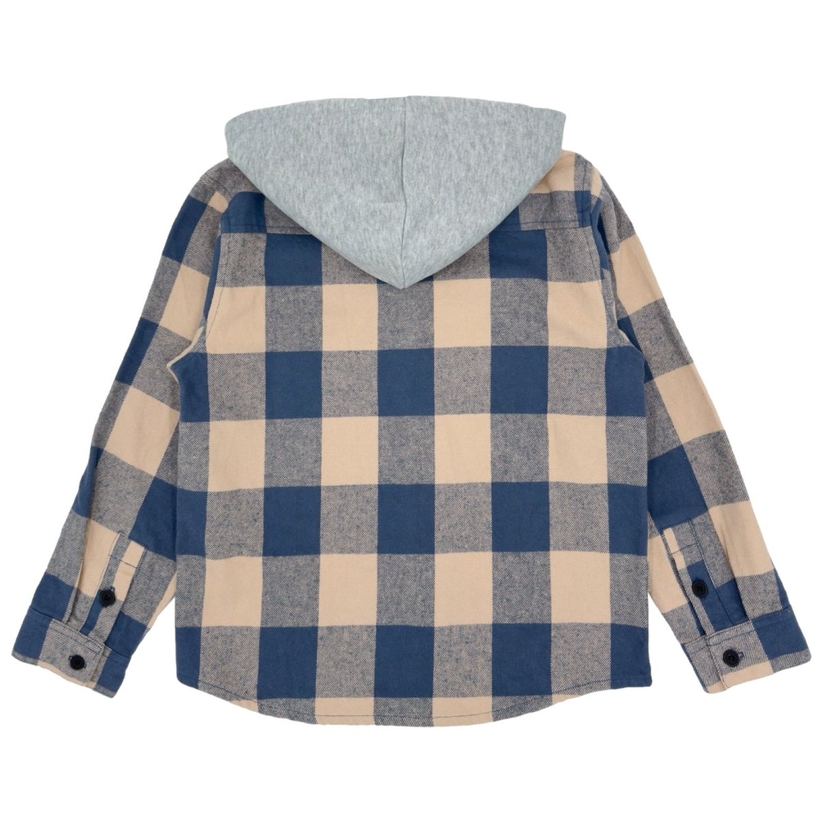 UPLAND PLAID FLANNEL SHACKET W/ HOOD (PREORDER) - FEATHER 4 ARROW